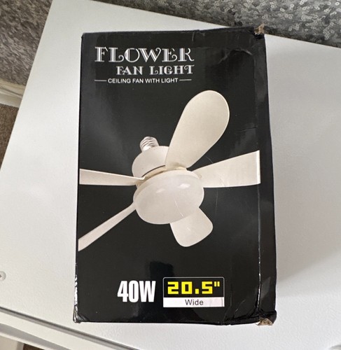 Flower ceiling fan - fan, light
