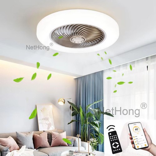 Large led ceiling - large, fan