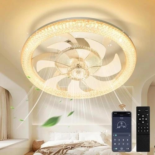 Led ceiling fan light dimmable - led,