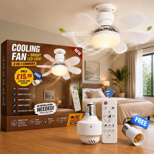 Led ceiling fan - led, with