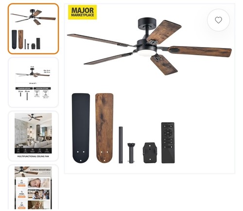 Ceiling fan with light remote - ceiling,