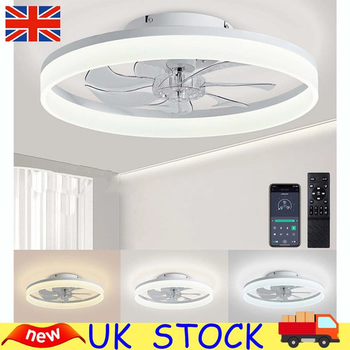 Led ceiling fan - ceiling, light