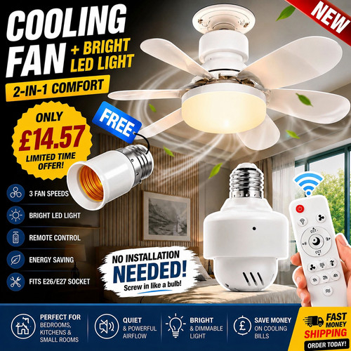 40w led ceiling fan - ceiling, light