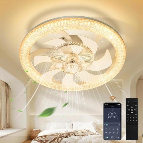 Led ceiling fan - ceiling, dimmable