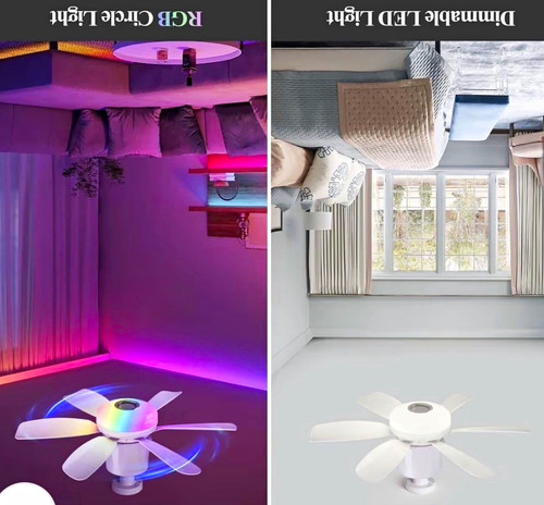 Led ceiling fan light - fan,