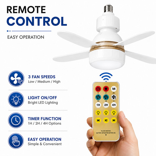 40w led ceiling fan with - led,