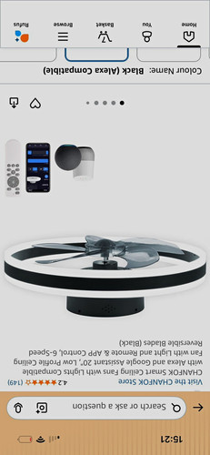 Chanfok smart ceiling - smart, fan