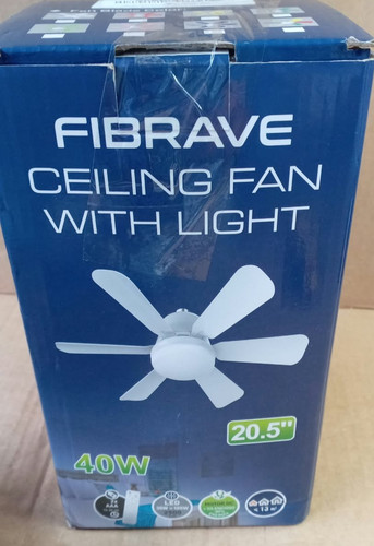 Ceiling fan with light socket - light,