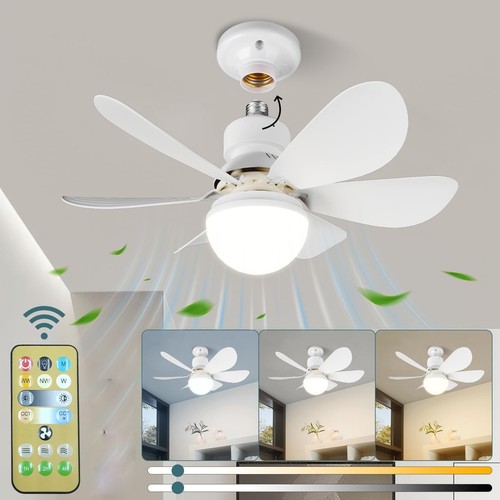 E27 led ceiling fan with - ceiling, light