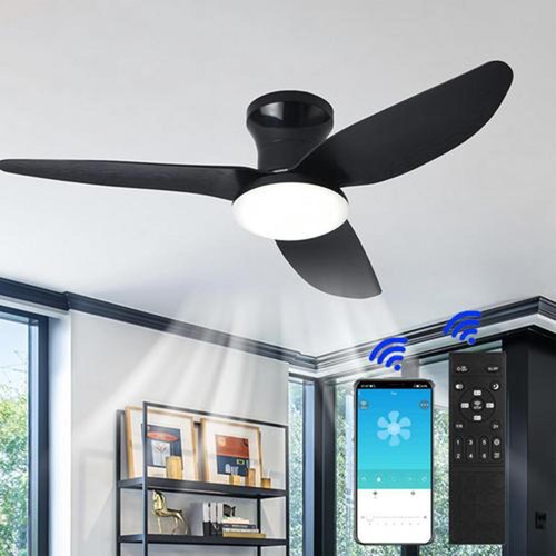Large led ceiling fan light - fan,