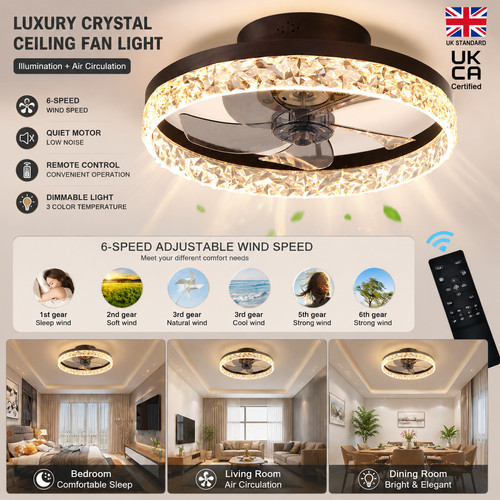 Led ceiling fan light - led,