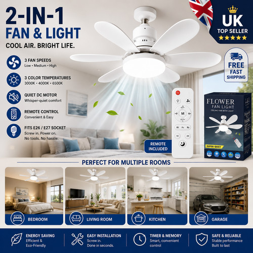 40w led ceiling fan light - 40w,