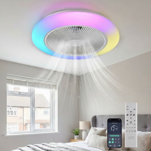 50cm ceiling fan light rgb - fan, cct