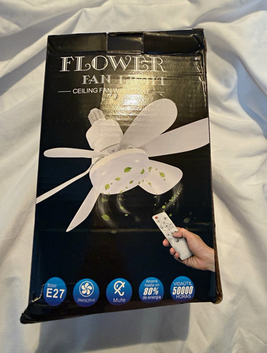 Flower ceiling fan light e27 - ceiling,