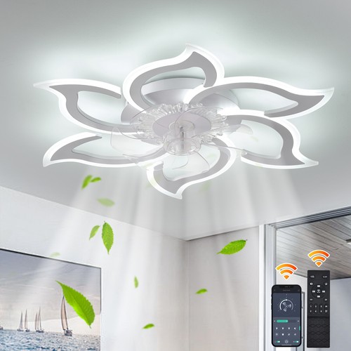 Modern led ceiling fan - 32",
