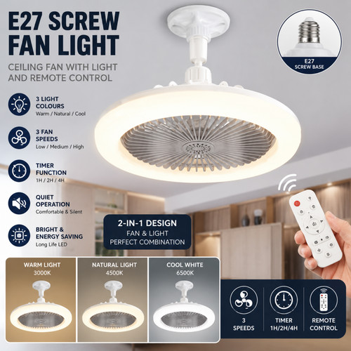 E27 ceiling fan light - e27,