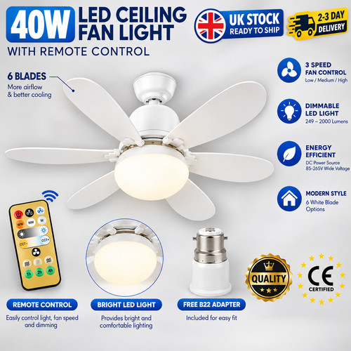 40w led ceiling fan - 40w,