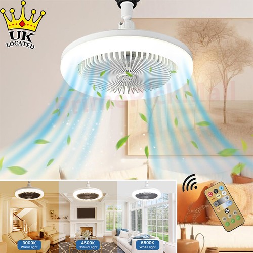 Led ceiling fan - fan, remote