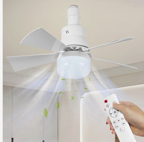 E27 socket ceiling fan with - ceiling,