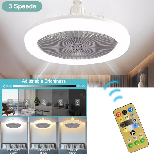 Ceiling fan with lighting led - ceiling,