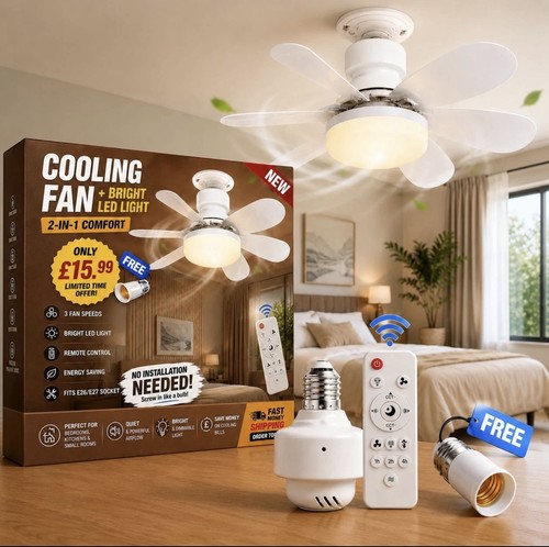 Led ceiling fan - light, with