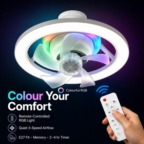 360 oscillating rgb remote - 360°,